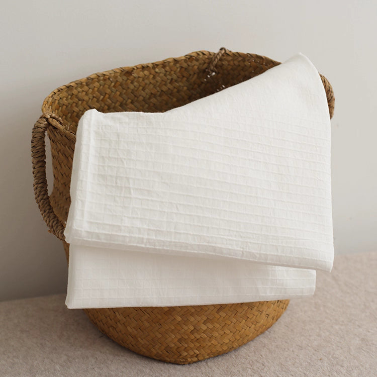 100% natural cotton 4-piece bedding-Small checkered pattern