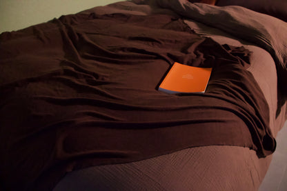 Chocolate brown Cotton Bedding