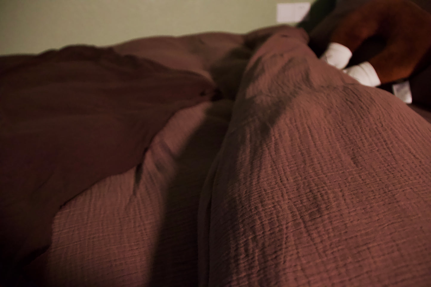 Chocolate brown Cotton Bedding