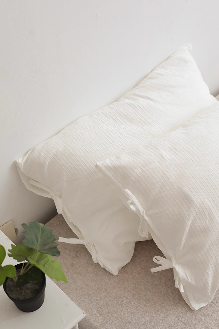 100% natural cotton 4-piece bedding-Small checkered pattern