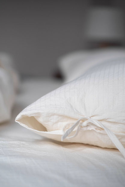 100% natural cotton 4-piece bedding-Small checkered pattern