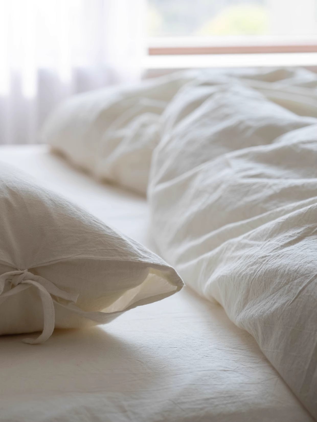 100% natural cotton 4-piece bedding- plain color