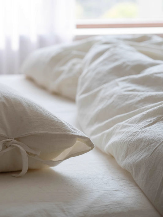 100% natural cotton 4-piece bedding- plain color